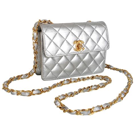 chanel small flap bag metallic|chanel mini flap bag with top handle.